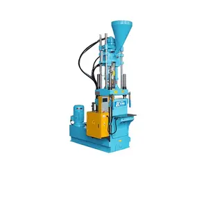 Vertical plastic injection moulding machine for PVC or TPU upper making machine