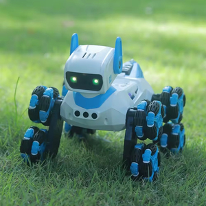 F01 Verbesserte 8-Rad-Stunt-PET-<span class=keywords><strong>Doy</strong></span>-Spielzeugroboter mit Gestenerkennung & Sprühfunktion, ferngesteuertes Roboter-Welpenspielzeug für Kinder - Product Image 6