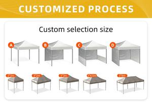 <span class=keywords><strong>Tente</strong></span> de réception pliable personnalisée, imperméable et résistante aux UV, pour exposition en plein air, salon professionnel, publicité, gazebo - Product Image 6