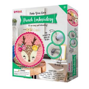 DIY juguetes golpe bordado aro kit de costura de la educación de las Artes y kit de artesanía para niños y adultos - Product Image 4