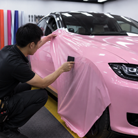 Film de protection de peinture brillant auto-adhésif Moben OEM Shell Pink PPF TPU, changeant de couleur, résistant aux rayures, auto-réparateur pour carrosserie de voiture