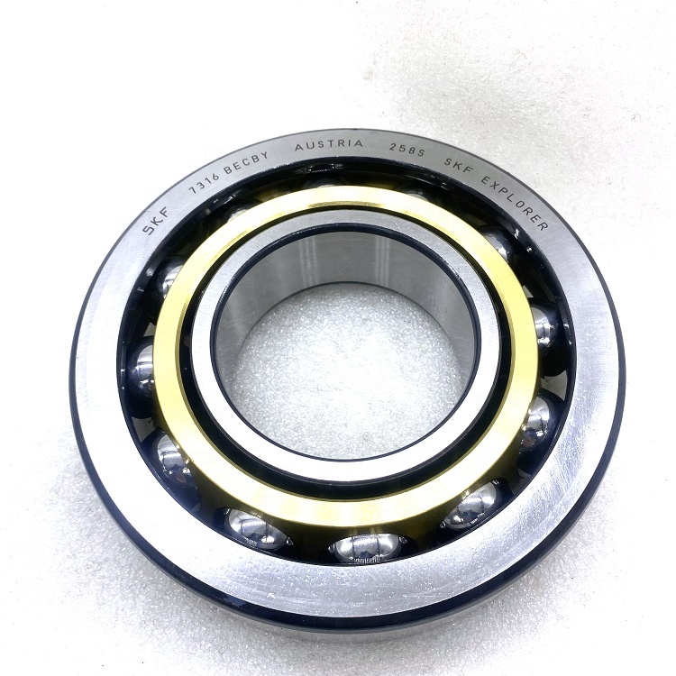 Радиально-упорный шарикоподшипник 7316 BECBY, подшипник 7316 BECBY, размер 80x170x39мм