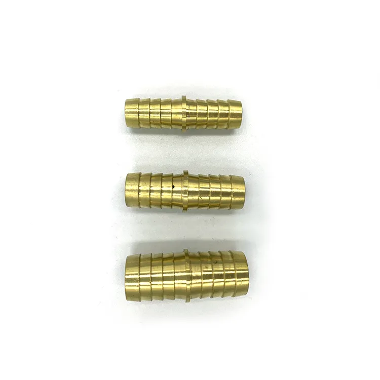 China pipe fitting manufacturer 3/8 in brass straight connector barb splicer PEX al PEX fittings for pex tube a b c