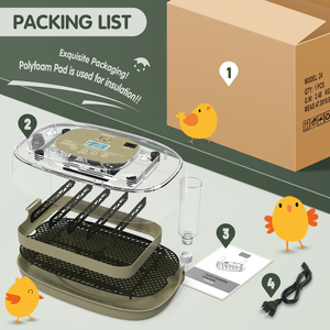 WONEGG Animal Pequeño Comercial Pollo Automático DLM 24 <span class=keywords><strong>Huevo</strong></span> Incubadora Fabricantes Máquina - Product Image 4