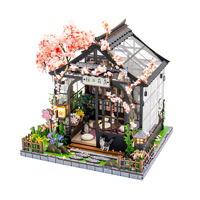 Nuevo Modelo de Cabaña Japonesa en Miniatura para Armar, Manualidad Arquitectónica de Madera, Juguete Decorativo, Edades 14+, Color