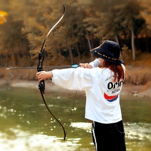 Arc recurve SPG 30-50 livres, démontable, poignée en alliage d'aluminium, flèches en carbone mixtes, pour débutants, adultes, pratique, arc long, outil - Product Image 3