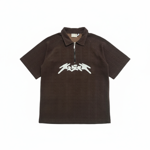 OEM Custom Logo <b>Gothic</b> Men's <b>Shirt</b> 100% Polyester Digital Print Short Sleeve Breathable Knitted Fabric Pocket Customizable - Product Image 1