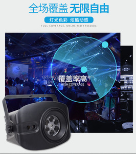 Toàn Bộ Bán DJ Ánh Sáng LED Đảng Ánh Sáng RGB Shine Laser Chiếu Disco Lights Đối Với Trang Chủ Màu Nhạc - Product Image 6