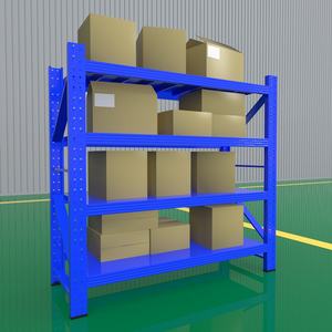 مخصصة في المخزون 4 أرفف معدنية للخدمة الشاقة رف تخزين للمستودعات للمرآب - Product Image 3