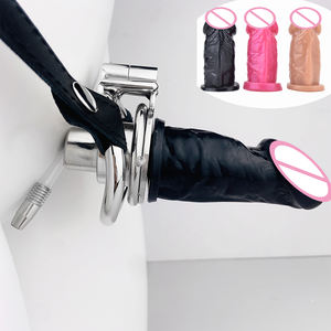 <span class=keywords><strong>Cage</strong></span> de <span class=keywords><strong>chasteté</strong></span> portable FRRK avec tête de gode <span class=keywords><strong>Cage</strong></span> de <span class=keywords><strong>chasteté</strong></span> urétrale inversée <span class=keywords><strong>Negative</strong></span> Adult SM Penis Plug Bondage Sex Toys - Product Image 1