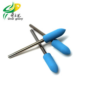 Jenking-pulidor de silicona para cerámica Cf103f, alta calidad, azul fino, baja velocidad (RA/CA), fresa de pulido dental - Product Image 3