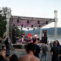 Estructura de Iluminación Personalizada, Resistente, Fácil de Instalar, Modular, Inoxidable, Portátil, para Eventos al Aire Libre y Espectáculos