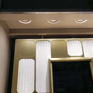 Vendita calda moderna di lusso negozio di vetrine decorazioni durevole LED per negozi al dettaglio in legno in cartone di imballaggio - Product Image 4