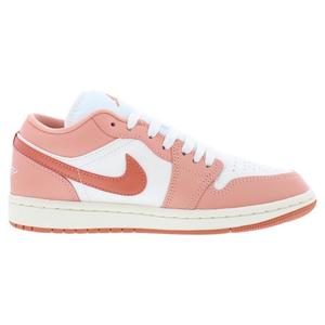 Zapatillas Nike Air Jordan 1 Low de cuero para mujer, estilo baloncesto, color Sail Madder Root - Product Image 3