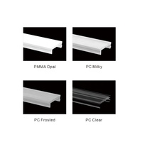 14x13Mm décoration montage en Surface éclairage LED bande lumineuse canal d'extrusion en Aluminium dans Pcb 10Mm LED Profil en Aluminium