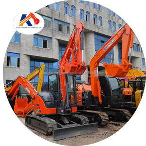 Hitachi ZX55 Mini excavatrice de 5 tonnes Pelleteuse d'occasion Hitachi ZAXIS 55 Excavatrice multifonctionnelle japonaise d'origine - Product Image 1