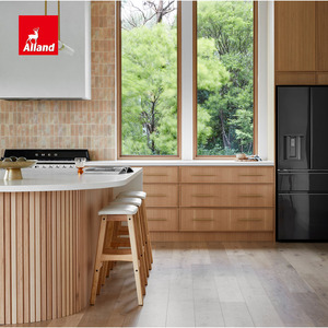 Nuevo Mueble de Cocina Modular de Lujo, Color Crema Antiguo y Gabinetes de Roble, Estilo Moderno, Incluye Tiradores <span class=keywords><strong>para</strong></span> el Hogar o la Villa - Product Image 4