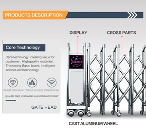 <span class=keywords><strong>Portail</strong></span> <span class=keywords><strong>coulissant</strong></span> électrique automatique sans rail pour entrée <span class=keywords><strong>de</strong></span> propriété, barrière <span class=keywords><strong>de</strong></span> sécurité rétractable, vente en gros à l'exportation - Product Image 5