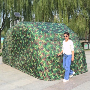 <span class=keywords><strong>Garaje</strong></span> Móvil Semiautomático, Plegable y Retráctil, con Toldo Hidráulico, Protección Solar Anti-UV, Refugio para Auto - Product Image 1
