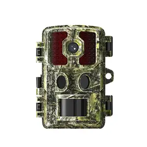 최고의 품질 4K FHD 야생 동물 사냥 카메라 IP66 보안 야외 나이트 비전 트레일 캠
