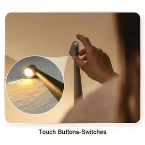 LED <b>Table</b> <b>Lamp</b> USB Rechargeable Atmosphere <b>Lamp</b> Bedroom Bedside <b>Lamp</b> Top Touch Dimming <b>Study</b> <b>Lamp</b> Light Night Portable Desk <b>Lamp</b> - Product Image 3