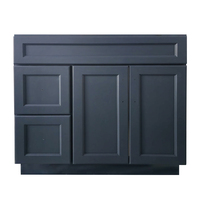 Meuble-lavabo américain de 48 pouces avec double vasque et quincaillerie à fermeture douce