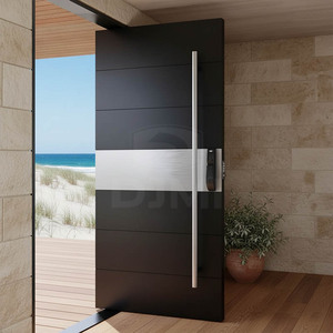 Porte <span class=keywords><strong>d</strong></span>'<span class=keywords><strong>entrée</strong></span> en acier <span class=keywords><strong>de</strong></span> sécurité espagnole avec serrure intelligente, charnière pivotante, porte <span class=keywords><strong>d</strong></span>'<span class=keywords><strong>entrée</strong></span> en aluminium - Product Image 3