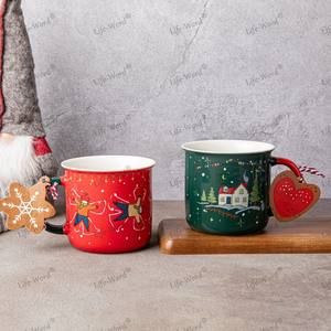 Life-Word Christmas Casse-Noisette Assiettes en céramique Ensemble de vaisselle avec imprimés de conte de fées festif Décoration de maison de vacances Plats et assiettes - Product Image 4