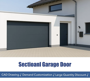 Produttore professionale classico tipo di griglia porta automatica sezionale in lega di alluminio isolato porta del <span class=keywords><strong>Garage</strong></span> - Product Image 6