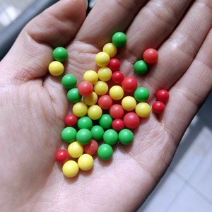 7mm 7.144mm màu đỏ màu vàng màu xanh lá cây màu đen nhựa quả bóng bán buôn - Product Image 6