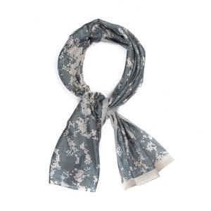 Bandeau de camouflage polyvalent Foulard de pêche en plein air Respirant Mesh Polyester Capacité pondérée Emballé dans un sac - Product Image 4
