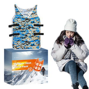 طقم صدرية للجسم العلوي للتدفئة الذاتية للاستعمال مرة واحدة ، بسعر الجملة صدرية حرارية دافئة فورية بحجم كبير ، - Product Image 3