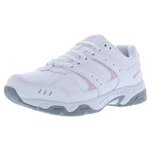 Avia Avi-Verge <b>Womens</b> <b>Shoes</b> Model A1313WWSP <b>Size</b> 10 Color White/Light Grey/Dark Pink - Product Image 1