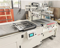 Máquina de Serigrafía Automática de Cama Plana UTSP4060J con Alimentador Robótico y Túnel de Secado UV