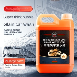 Shampoo per Auto Citrus ad Alta Schiuma 2L, <span class=keywords><strong>Cera</strong></span> Liquida al Profumo di Limone, Senza Risciacquo, Diluizione 1:10, Detergente Senza Strofinio per Auto Nere/Bianche - Product Image 3