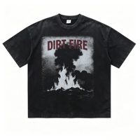 T-shirt surdimensionné en coton épais 230 g/m² pour homme, style streetwear vintage, avec logo personnalisé OEM/ODM, effet délavé et graphique, collection 2026