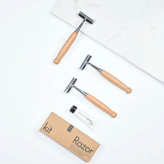 wholesale hotel disposable razor shaving razor bamboo razor with shaving cream