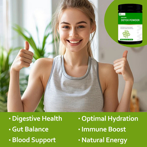20 Bustine Integratore in Polvere per la Cura Intestinale e la Pancia Piatta, Bevanda Verde Istantanea per la Pulizia e la Disintossicazione Vegetale - Product Image 2