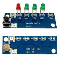 Carte de circuit imprimé BMS pour batterie au lithium, affichage de puissance 1-5S 3.7V-25.9V, carte d'affichage de puissance universelle, indicateur de niveau de batterie