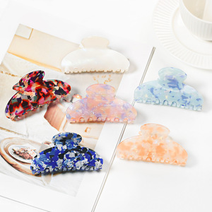 Nouveau style coréen grand dos de tête requin accessoires pince à queue de cheval griffe de cheveux pour femmes - Product Image 1