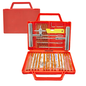 Kit de Reparación de Neumáticos de Emergencia Multifuncional de 28 Piezas, Herramientas de Reparación de Pinchazos para Automóvil - Product Image 1