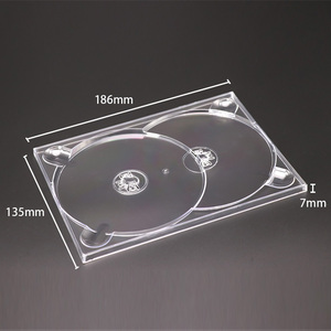 SUNSHING - Estuche Transparente para Discos Blu-Ray y DVD, Tamaño Digi Tray para 2 Discos, Delgado, Negro, Transparente, para Discos CD, Embalaje Protector para Discos DVD - Product Image 5