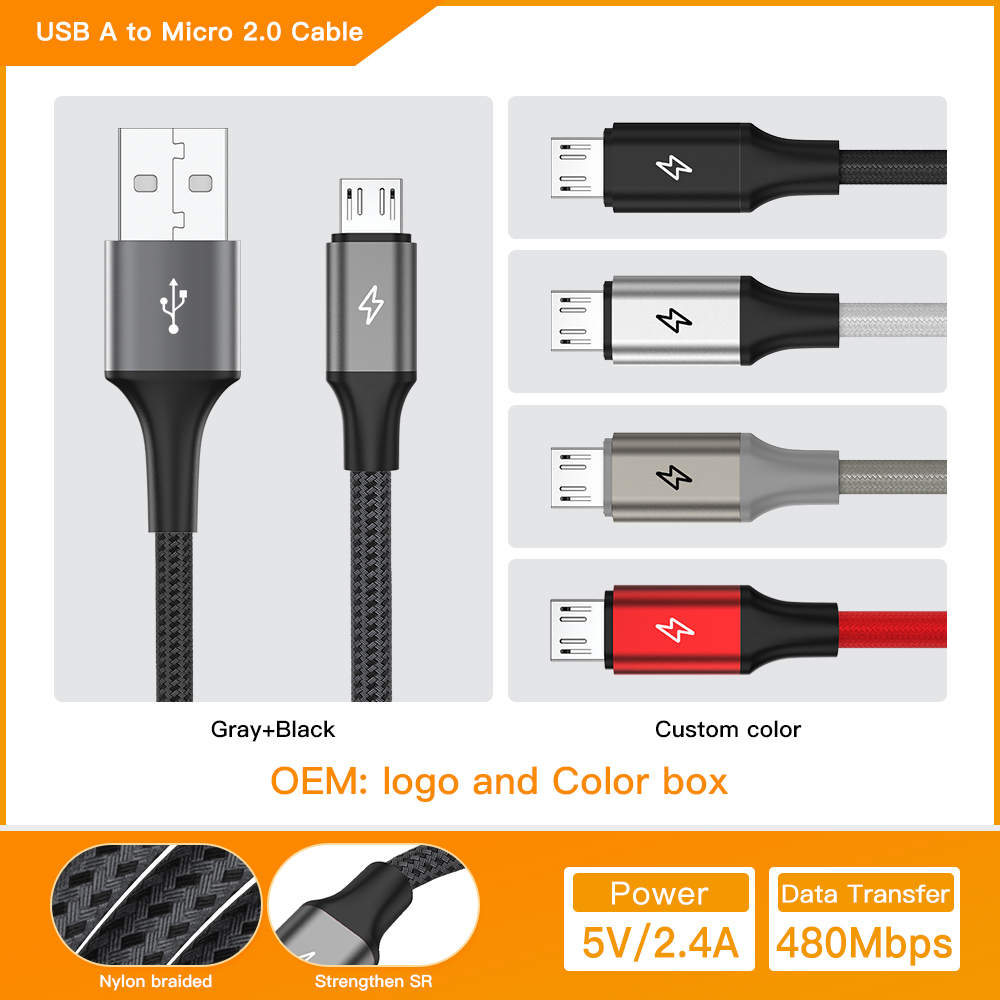 USB A a Micro [Grigio]
