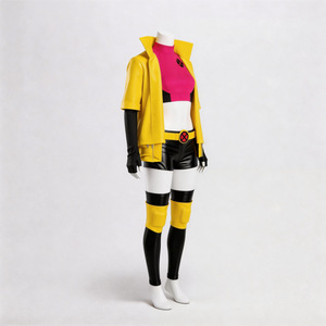 Costume de cosplay X-Men Li Qianhuan, ensemble de trench-coat jaune, tenue de jeu d'animation, taille adulte - Product Image 4