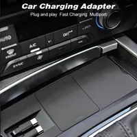 Station d'accueil sans fil Vtear, chargeur sans fil, câble rétractable, accessoires de décoration intérieure pour Audi A6/A7/S6/S7/RS6/RS7 2011-2018