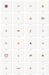 कस्टम सोने की प्लेटेड दिल लोकेट हार विलायक ग्लास बॉक्स इंटरचेंजेबल जिरकॉन फूल सूरज आकर्षण डिय गहने महिलाएं थोक - Product Image 6