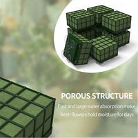 Mousse florale personnalisable en plastique pour fleurs fraîches et artificielles – Facile à absorber, idéale pour l'arrangement floral en usine