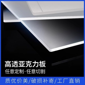 Acrylic <b>Sheet</b> Transparent Crystal PMMA Board Thick <b>Mirror</b> Finish Cuttable For Crafting And Display - Product Image 3