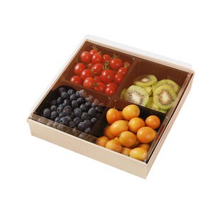 <span class=keywords><strong>Caja</strong></span> <span class=keywords><strong>de</strong></span> Sushi Personalizada Desechable Elegante <span class=keywords><strong>de</strong></span> <span class=keywords><strong>Madera</strong></span> para Llevar con <span class=keywords><strong>Tapa</strong></span> Transparente e Inserto - Product Image 5