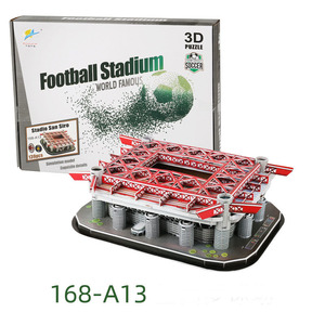 <span class=keywords><strong>Puzzle</strong></span> en papier <span class=keywords><strong>3D</strong></span>, modèle de terrain de football, construction de stade, <span class=keywords><strong>puzzle</strong></span> en papier pour enfants - Product Image 2